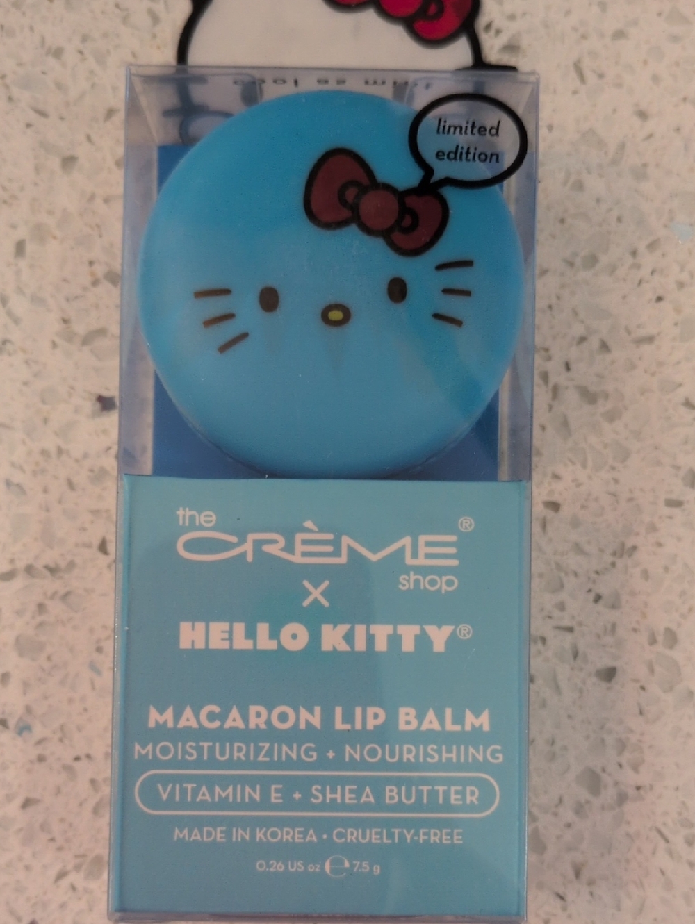 The Crème Shop x Hello Kitty Blue Macaron Lip Balm